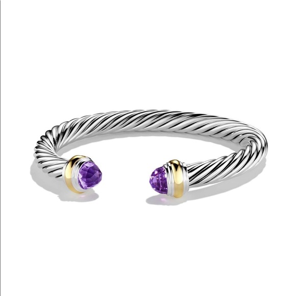 David Yurman Amethyst Cable Classics Bracelet